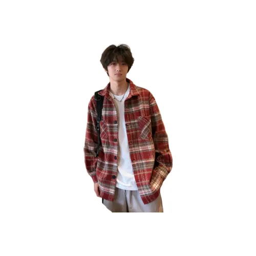 SOUL WORKER Красная клетка Унисекс Рубашки