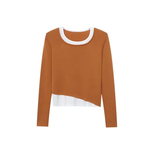 CHARM PICK Тыква Желтый Женские Трикотаж