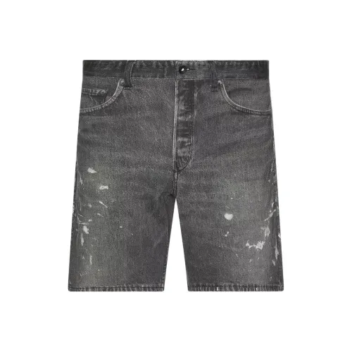 RAG BONE Мужские джинсовые шорты черного цвета