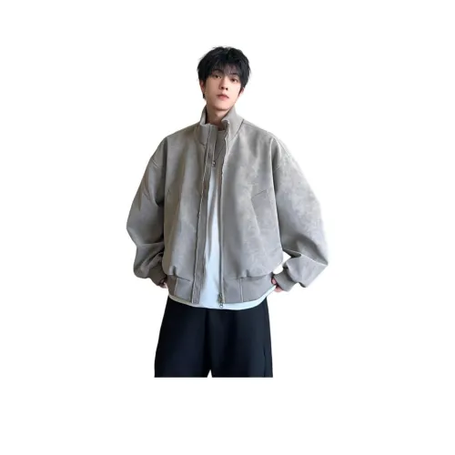 TUOFEI Серый Унисекс Куртки