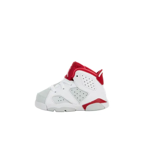 Jordan Air Jordan 6 High Топ Обувь для малышей Белый Infant Wa Toddler