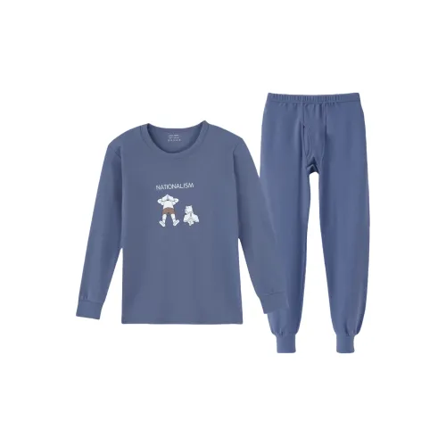 Blue Men's Thermal Sets Синий Мужской Термокомплект
