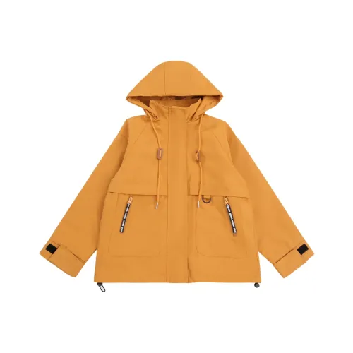 RHOBESAM Best Selling Tribal Желтый Утепленный Ветровка Желтый KIDS Куртки