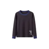 ZF-Светлый Мягкий Флис Термическая Носки Топы (Черный Серый)