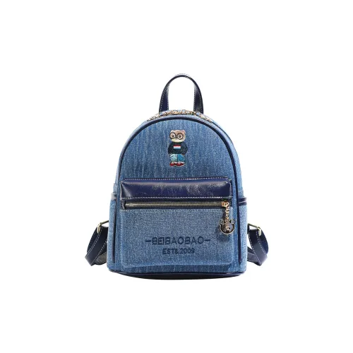 North Pack Ткань Рюкзак Женские Джинсовый синий