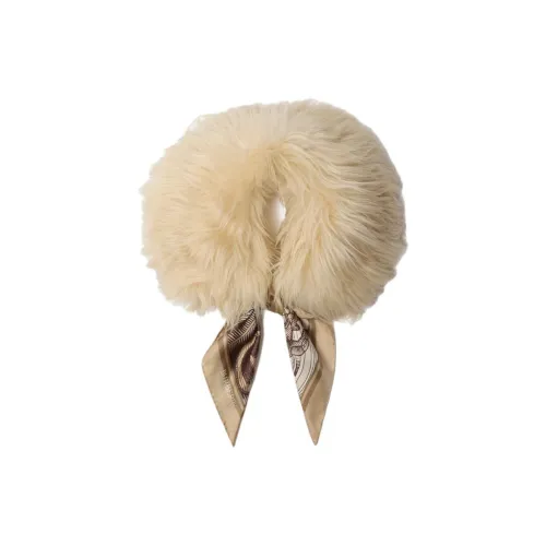 Burberry Sheepskin Шарфы Женские Taupe Highland White