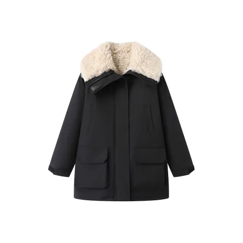 NICEAMOLA Хлопковый пуховик женский