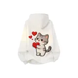 Белый котенок