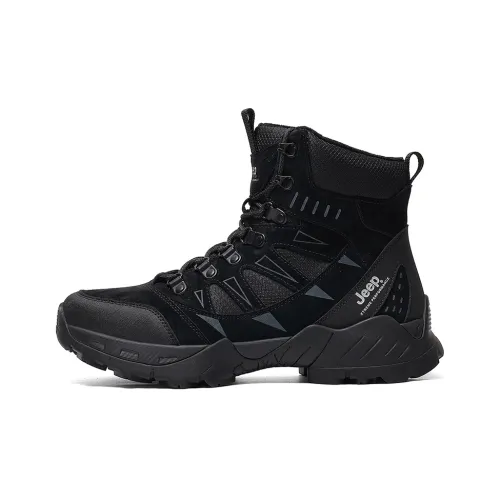 Jeep Износостойкие Высокие Повседневные Мужские Кроссовки