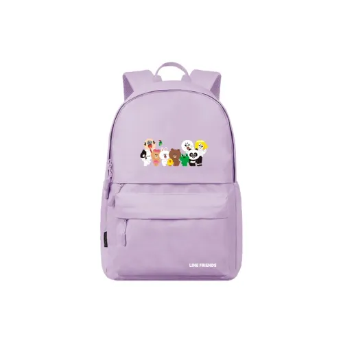 LINE FRIENDS Полиэстер Рюкзак Женские Фиолетовый