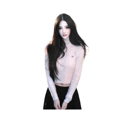 XIANSINIAO Вишневый цветок Розовый Женский Трикотаж