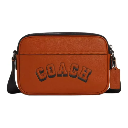 Coach Graham Коровья кожа Сумка через плечо Средний Мужской Цвет ириски