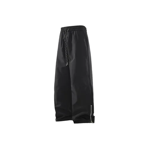 SANSASTORE Черные Унисекс Повседневные Штаны