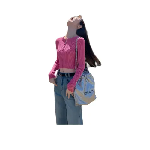 XIANSINIAO Фуксия Женский Трикотаж