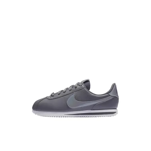 Nike Cortez Basic SL Low Топ Детская Беговая Обувь Дымчато-Серый Малыш