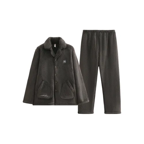 FENTENG FJ26940622 Темно-серый Мужской Пижамный комплект