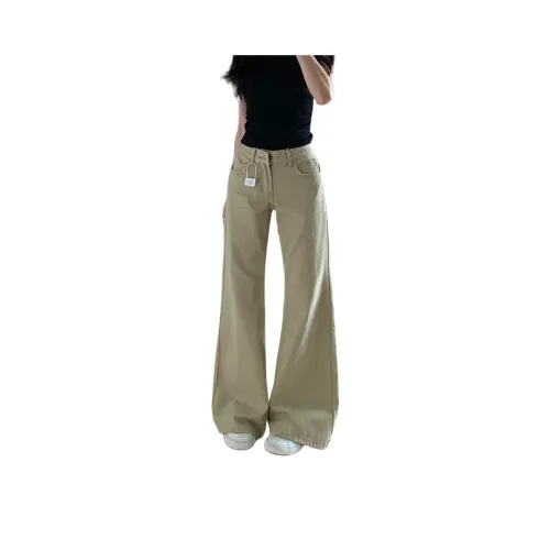 NRXX Хаки Женские Джинсы