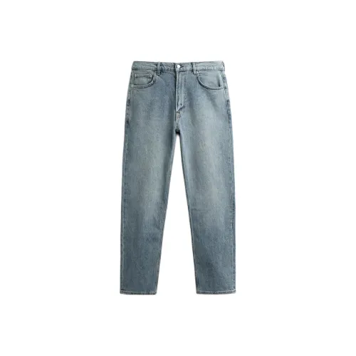 ZARA Небесно-голубой Мужской Джинсы