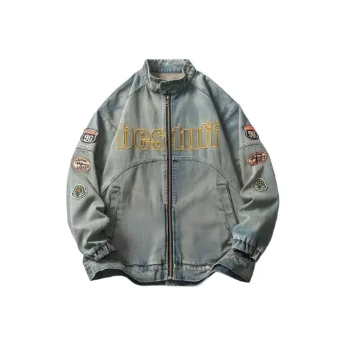 JOSR Синий Женские Джинсовые Куртки