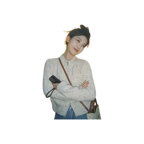 XIANSINIAO Экрю Женская Трикотажная одежда