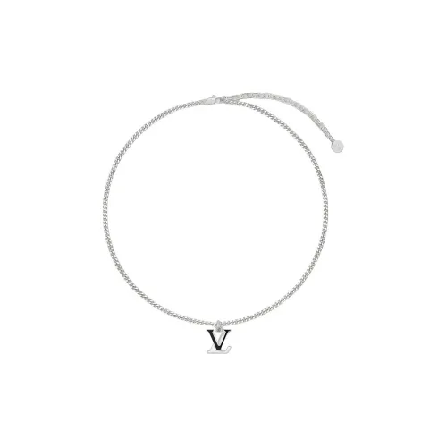LOUIS VUITTON SPIKE Серебряные Ожерелья Мужские Серебряные