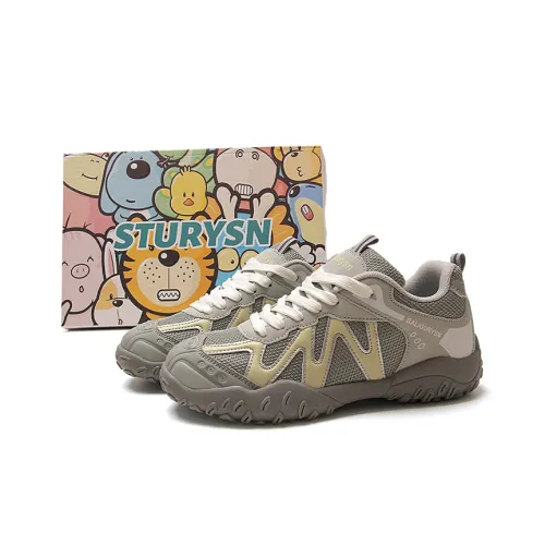 STUR YSN Устойчивый к истиранию противоскользящий низкий топ повседневная обувь унисекс серо-бежевый