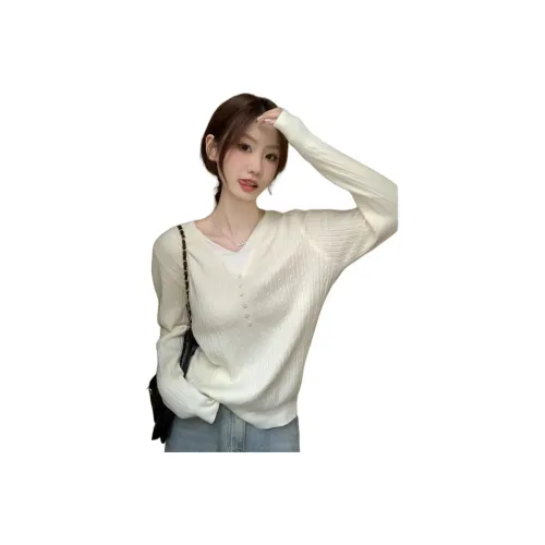 XIANSINIAO Абрикос Женская Трикотажная