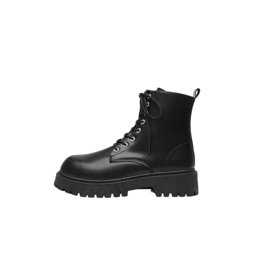 Genius Pooh Устойчивые к истиранию противоскользящие анти-KICK кожаные сапоги для подростков