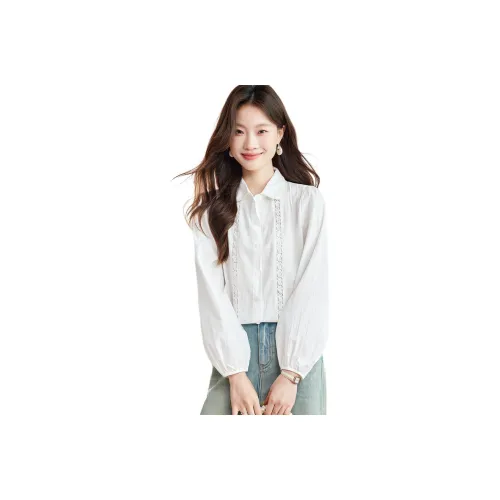 YPUT Белые Женские Рубашки