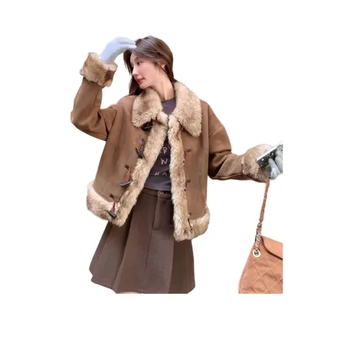 ZHUDIMEI Бархат Feel Пальто Женское