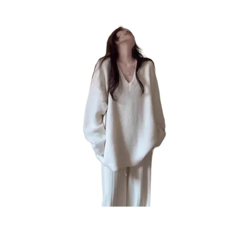 XIANSINIAO Экрю Женская Трикотажная одежда