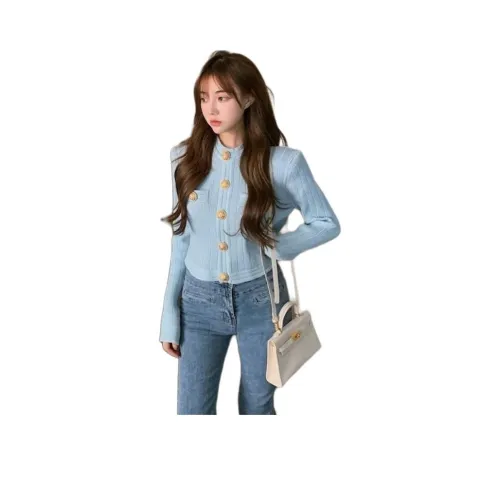 XIANSINIAO Светло-синий Женский Трикотаж