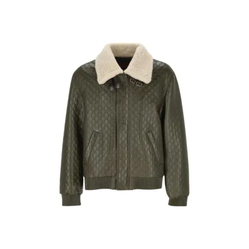 GUCCI FW25 Кожа Куртка Мужская