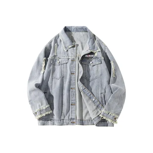SUBEIQINGNIAN Деним Куртка Унисекс