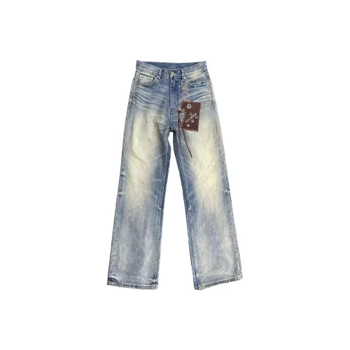 YICHEN Синий [без брелока] Унисекс Джинсы