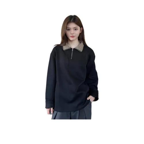 DEAR BETSY Черный Унисекс Свитшоты