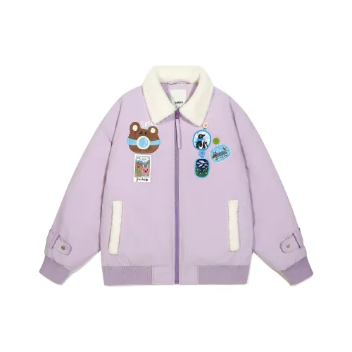 Guuka Lilac Unisex Down Jackets Guuka Сиреневый Унисекс Пуховики