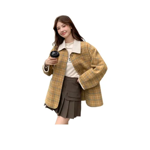 MEXICAN Желтое Женское Пальто