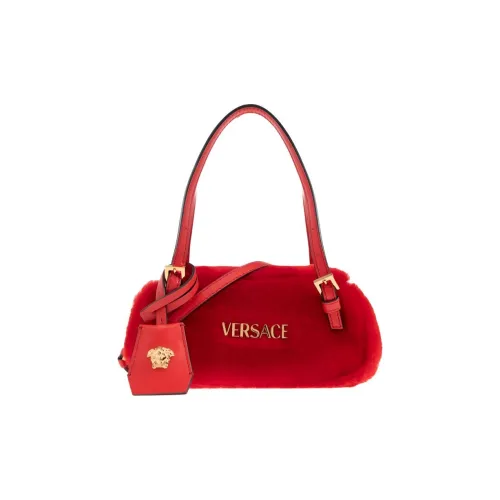 VERSACE Lambskin Bag Women's Red