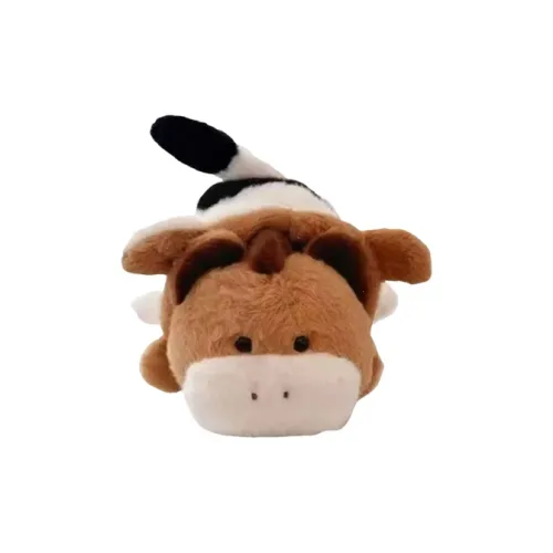 MORTEN SOLUM Двусторонний Брелок с Коровой и Лошадью Плюшевый Подвеска 13 см Длина Тела