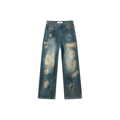 Lee Cooper Джинсы Мужские Ледяной Зеленый Синий