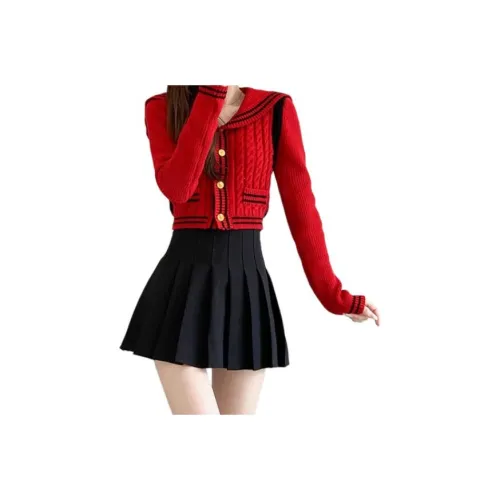 Dippanis Красный Женский Трикотаж