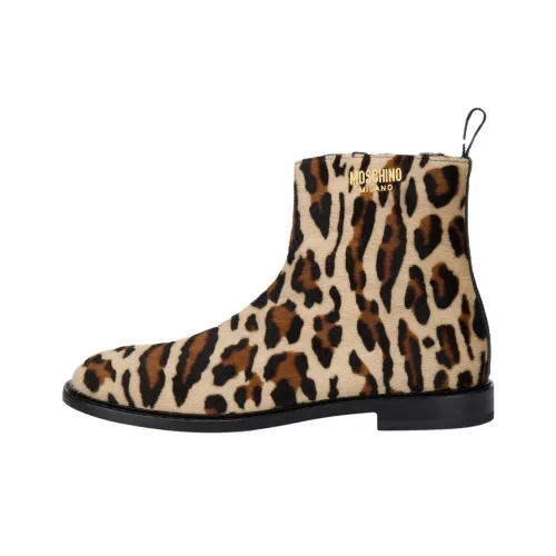 MOSCHINO Ботильоны 3 см Мужской Черный Коричневый