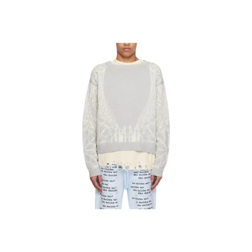 Who Decides War Серый Мужской Трикотаж