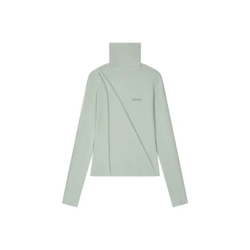 Asif calie FW25 Cut Off Водолазка Длинный рукав Свитер Женские