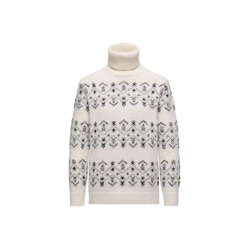 MONCLER Кристальный Вышитый Альпака Смесовая Шерсть POLO Шея JUMPER Свитер Женские