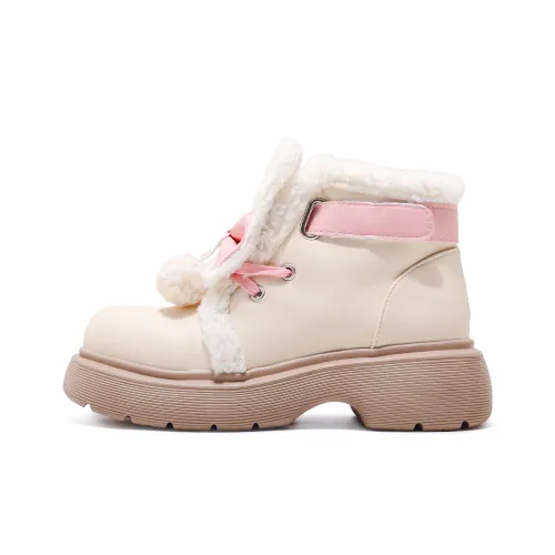 Be Good Cute Sweet Style Мода Термический Корейский стиль Универсальный Лолита Принцесса Ботильоны 3 см Женские