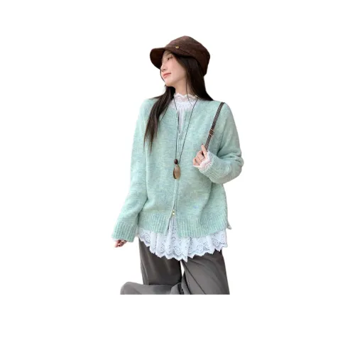 HIPHOPPUNKS Зеленый Женский Трикотаж