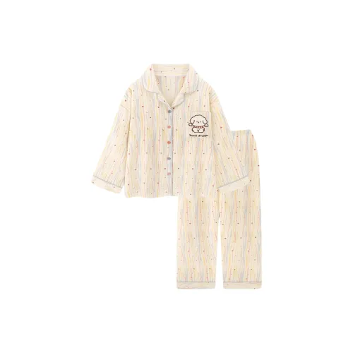 XIAOLIZI Polka Dot Puppy Women's Pajama Sets