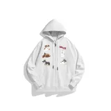 Щенок - белый, серый (весна, осень)